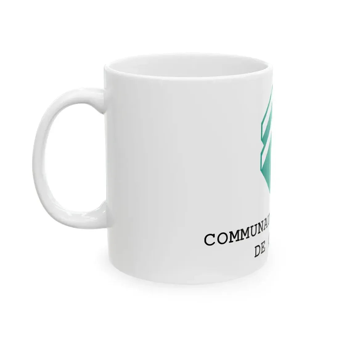 Flag of the Quebec Urban Community (Canada) White Coffee Mug - Go Mug Yourself