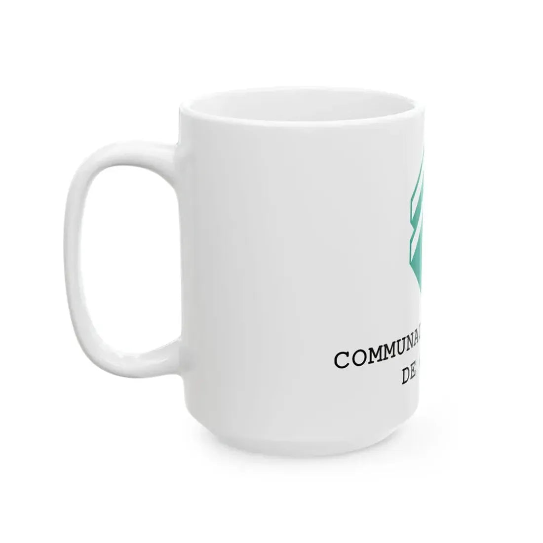 Flag of the Quebec Urban Community (Canada) White Coffee Mug - Go Mug Yourself