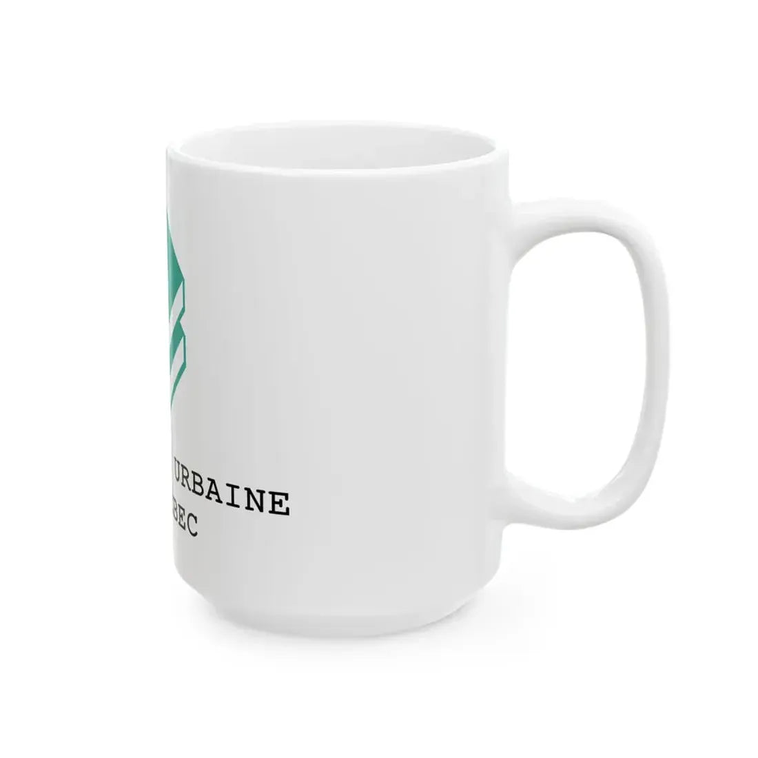 Flag of the Quebec Urban Community (Canada) White Coffee Mug - Go Mug Yourself