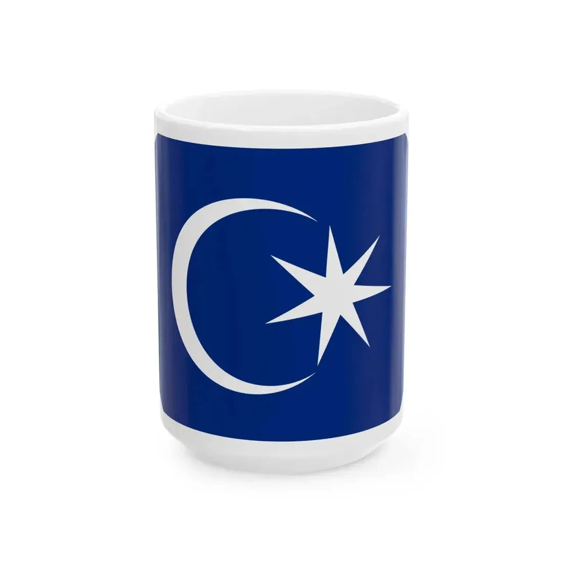 Flag of the Queen Consort of Johor (Malaysia) White Coffee Mug 15oz - Go Mug Yourself