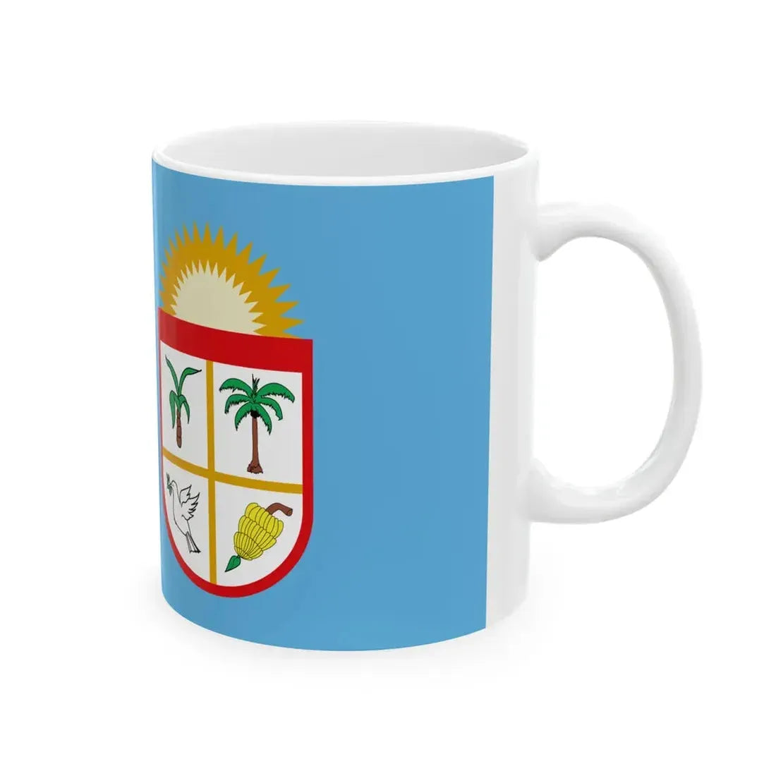 Flag of the Ra and Nadroga-Navosa Sovereign Christian States (Fiji) White Coffee Mug - Go Mug Yourself