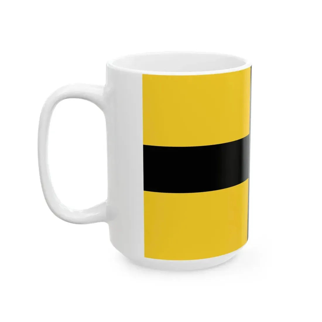 Flag of the Raj of Sarawak 1848 (Malaysia) White Coffee Mug - Go Mug Yourself