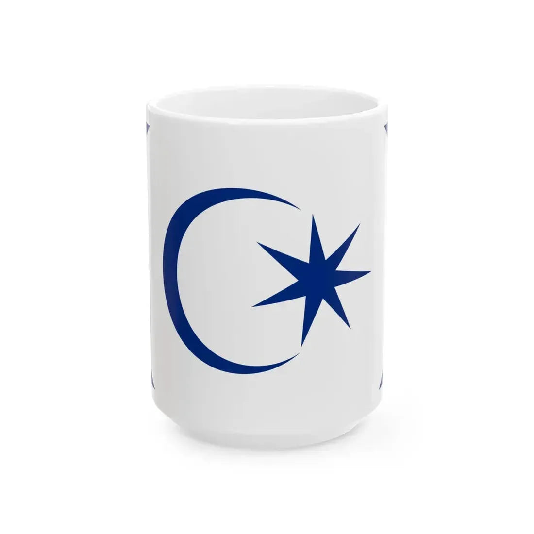 Flag of the Raja Muda of Johor (Malaysia) White Coffee Mug 15oz - Go Mug Yourself