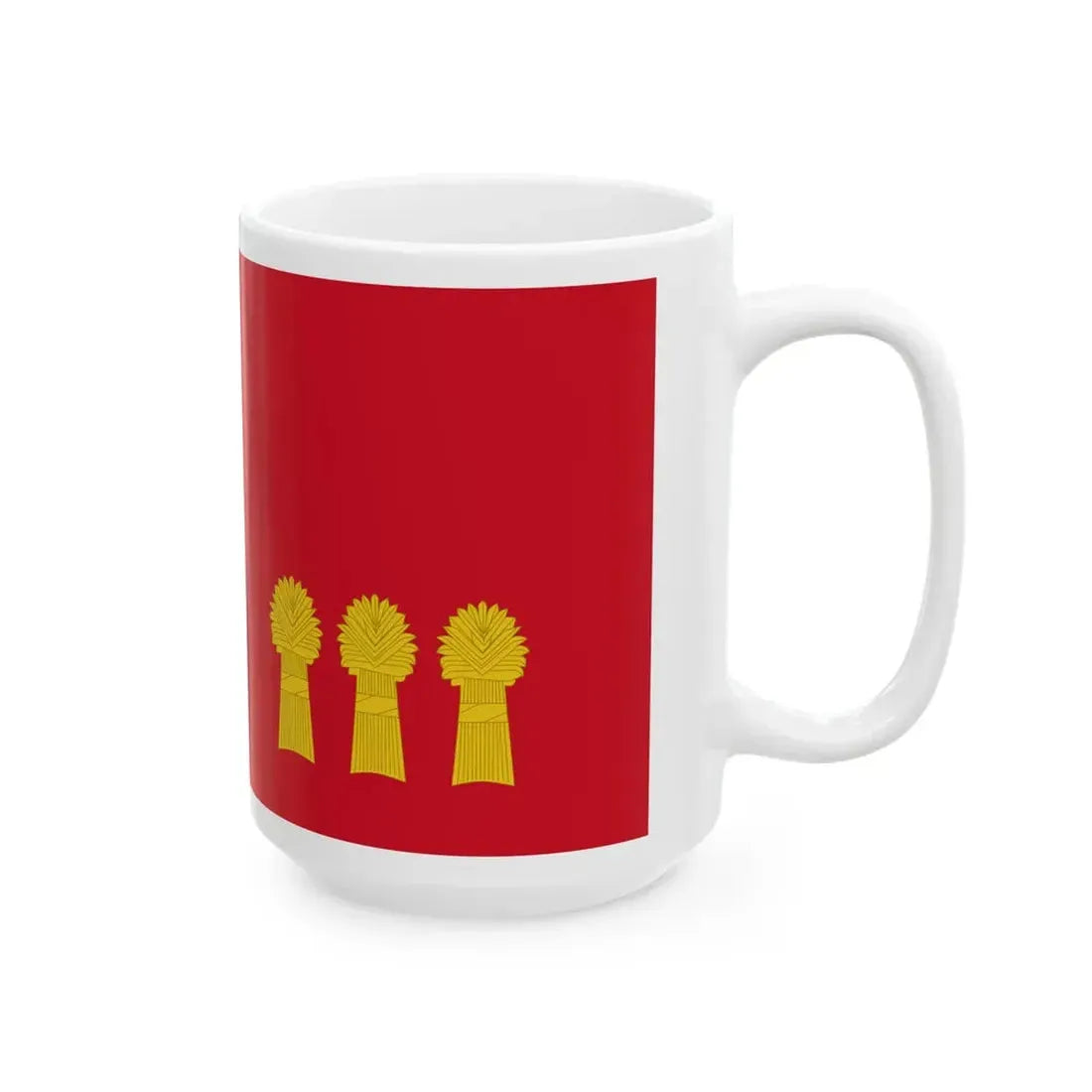 Flag of the RCMP F Division (Canada) White Coffee Mug - Go Mug Yourself
