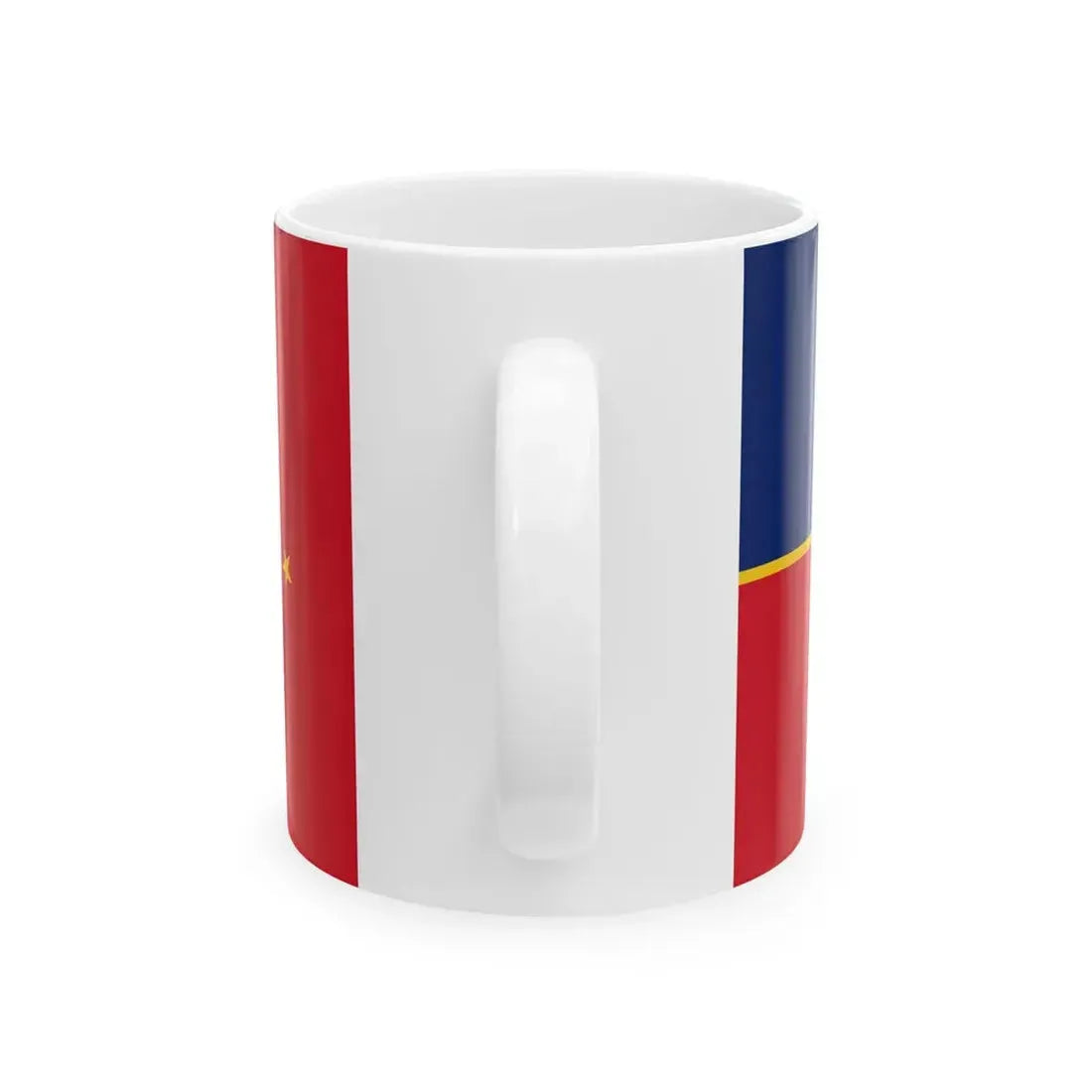 Flag of the RCMP V Division (Canada) White Coffee Mug - Go Mug Yourself