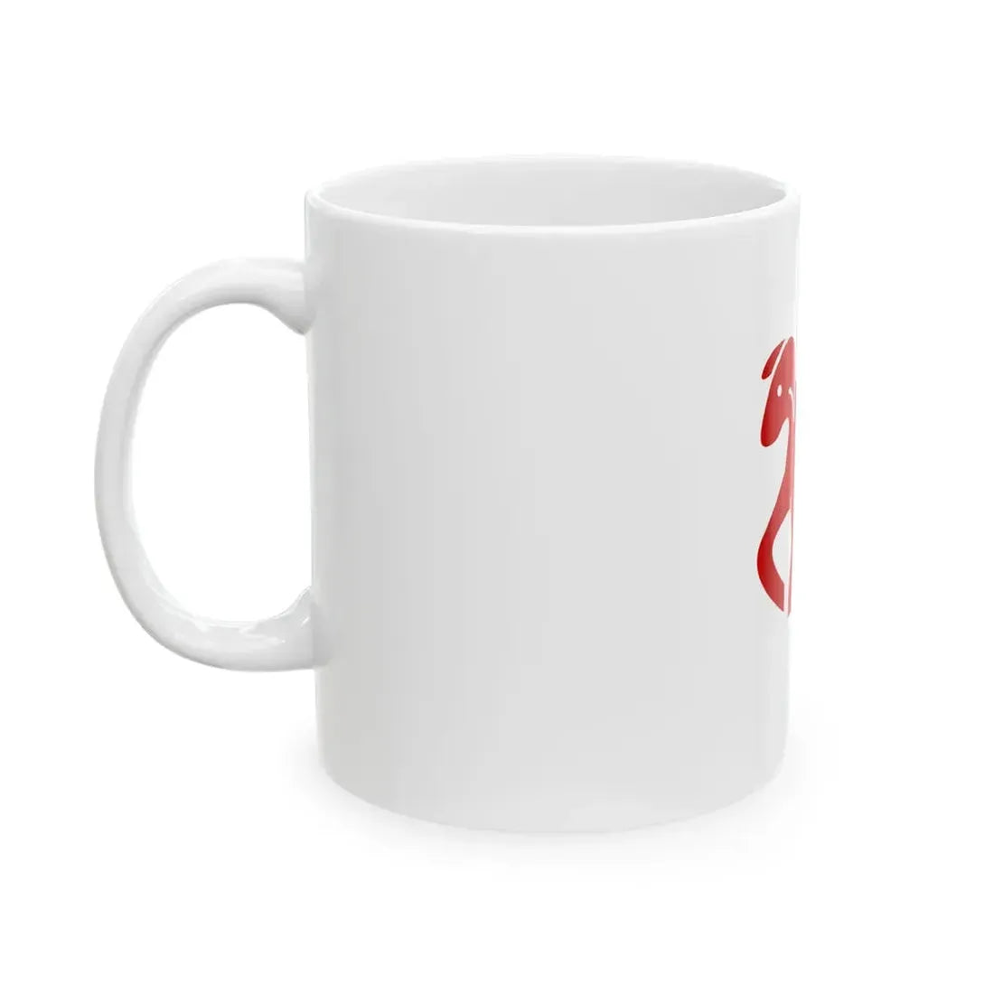 Flag of the Red Lamb (Congo) White Coffee Mug - Go Mug Yourself