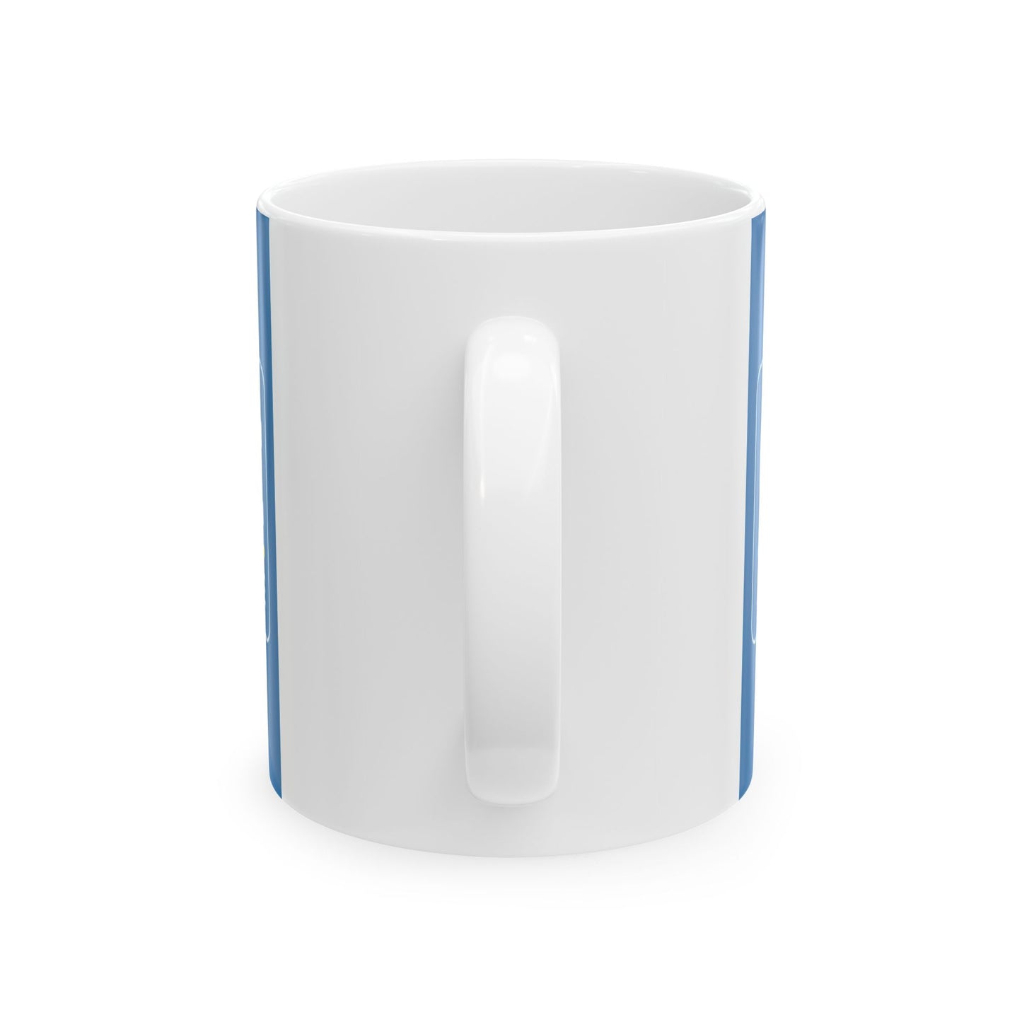 Flag of the Region of Grand Est Variant 2 (France) White Coffee Mug-Go Mug Yourself