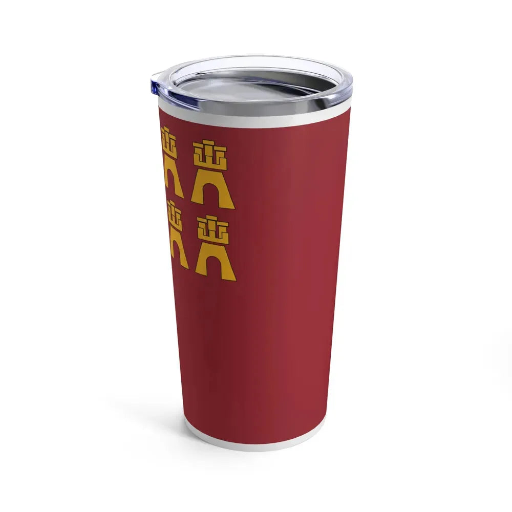 Flag of the Region of Murcia Spain - Tumbler 20oz - Go Mug Yourself