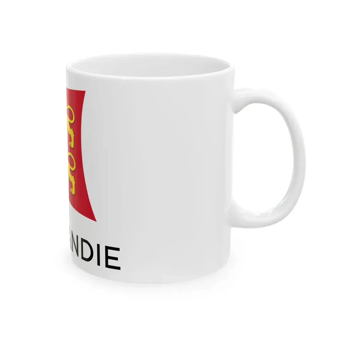 Flag of the Region of Normandy (France) White Coffee Mug - Go Mug Yourself