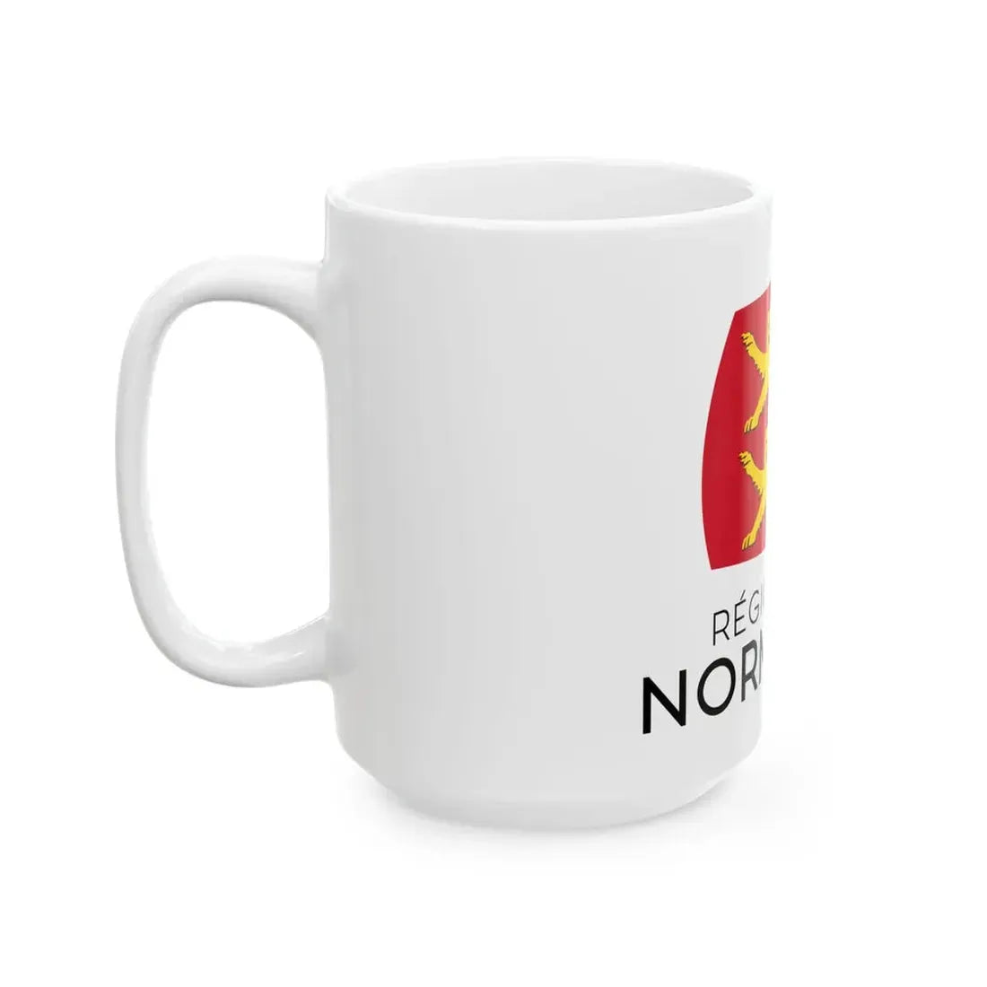 Flag of the Region of Normandy (France) White Coffee Mug - Go Mug Yourself