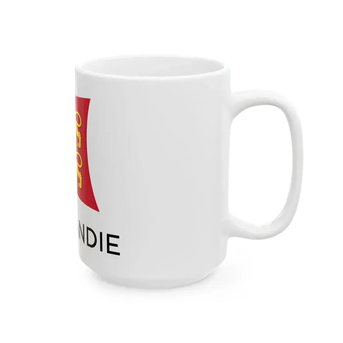Flag of the Region of Normandy (France) White Coffee Mug - Go Mug Yourself