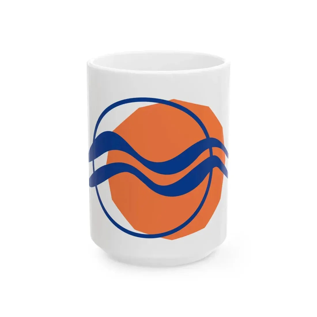 Flag of the Region of South Aegean (Greece) White Coffee Mug 15oz - Go Mug Yourself