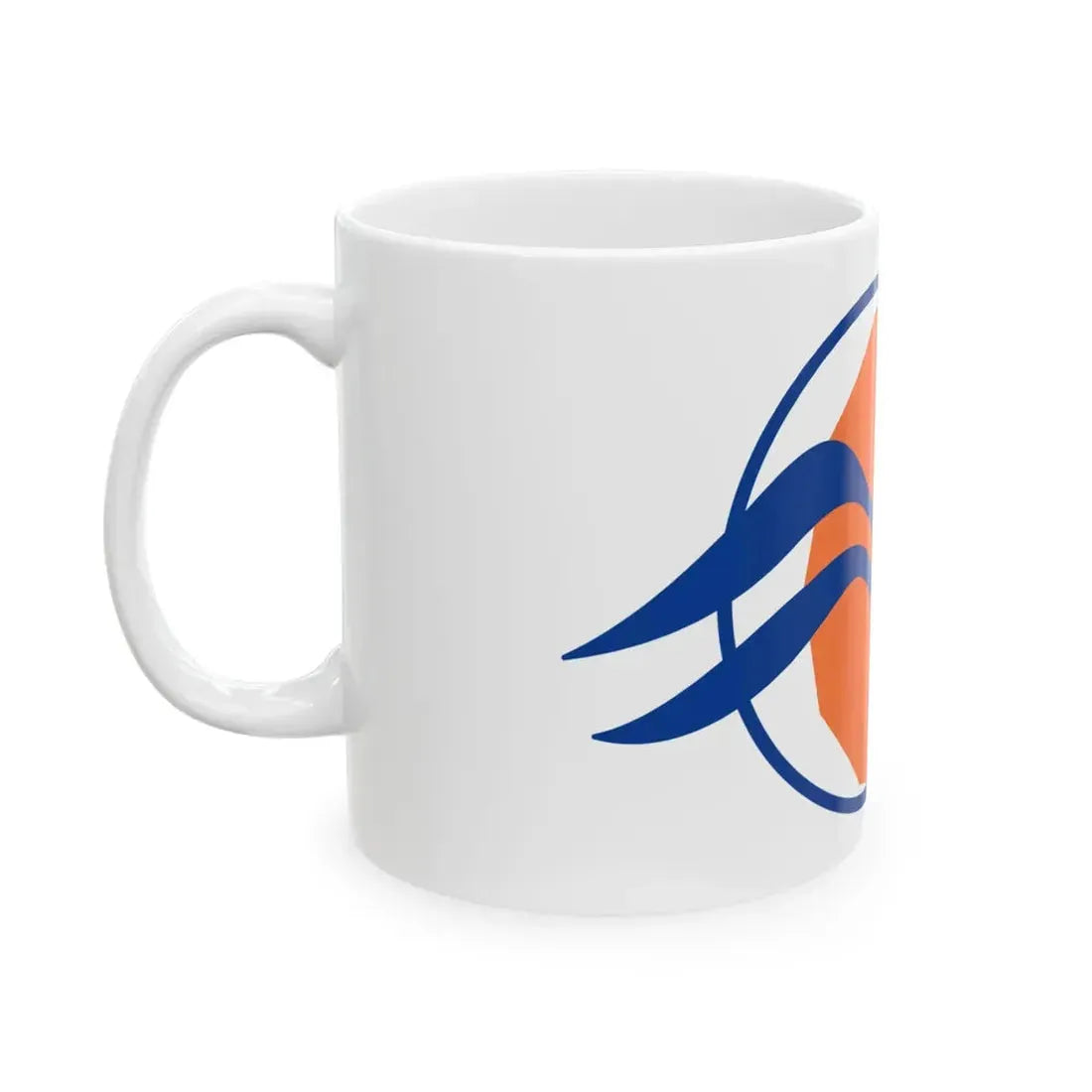 Flag of the Region of South Aegean (Greece) White Coffee Mug - Go Mug Yourself