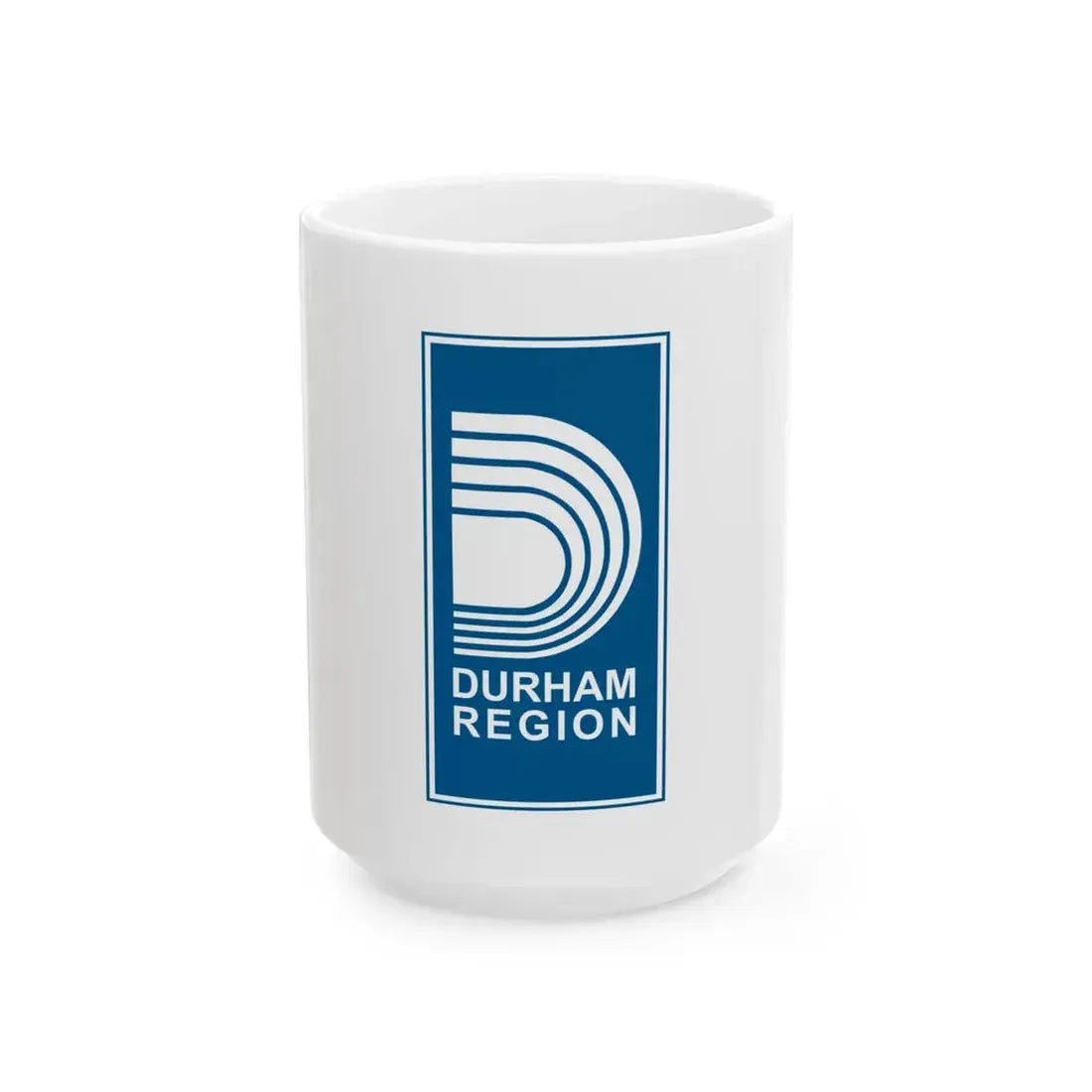 Flag of the Regional Municipality of Durham (Canada) White Coffee Mug 15oz - Go Mug Yourself