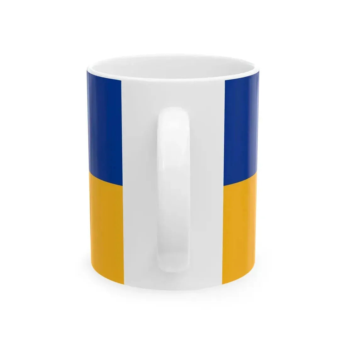 Flag of the Regional Municipality of Hamilton-Wentworth (Canada) White Coffee Mug - Go Mug Yourself