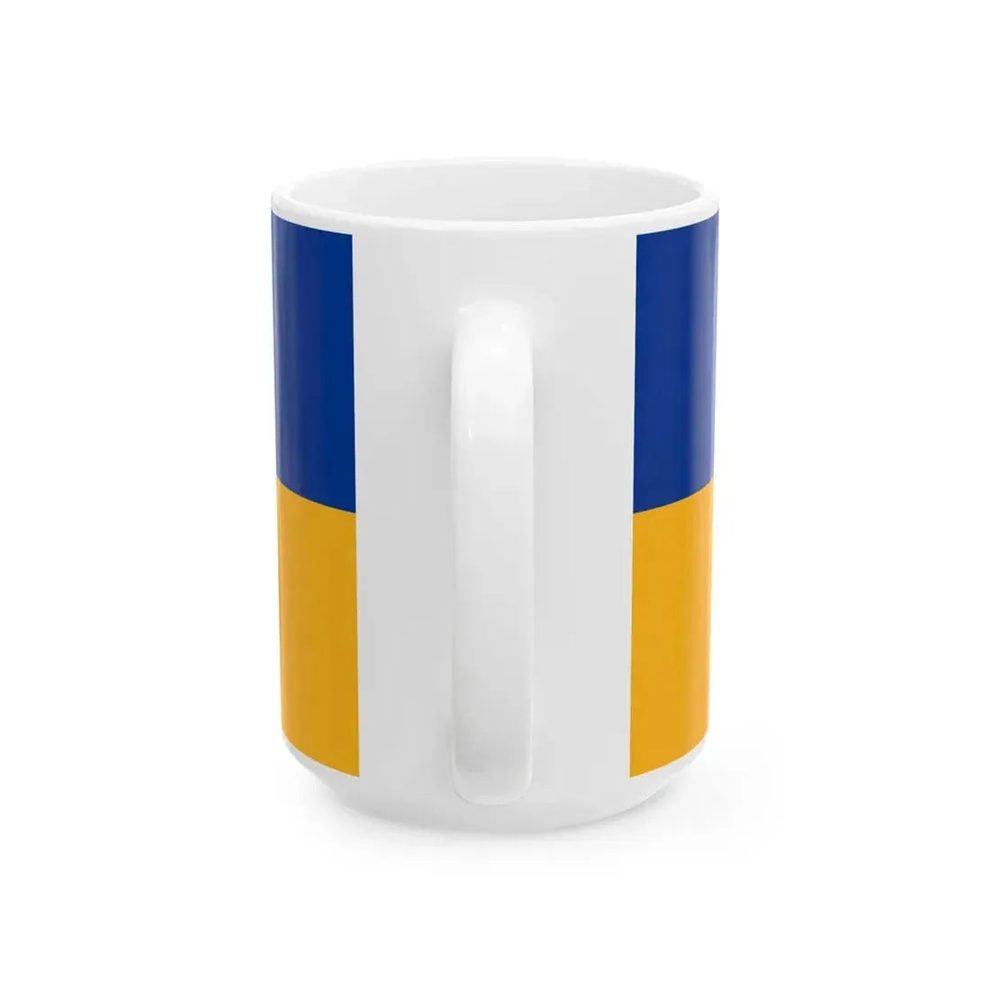 Flag of the Regional Municipality of Hamilton-Wentworth (Canada) White Coffee Mug - Go Mug Yourself