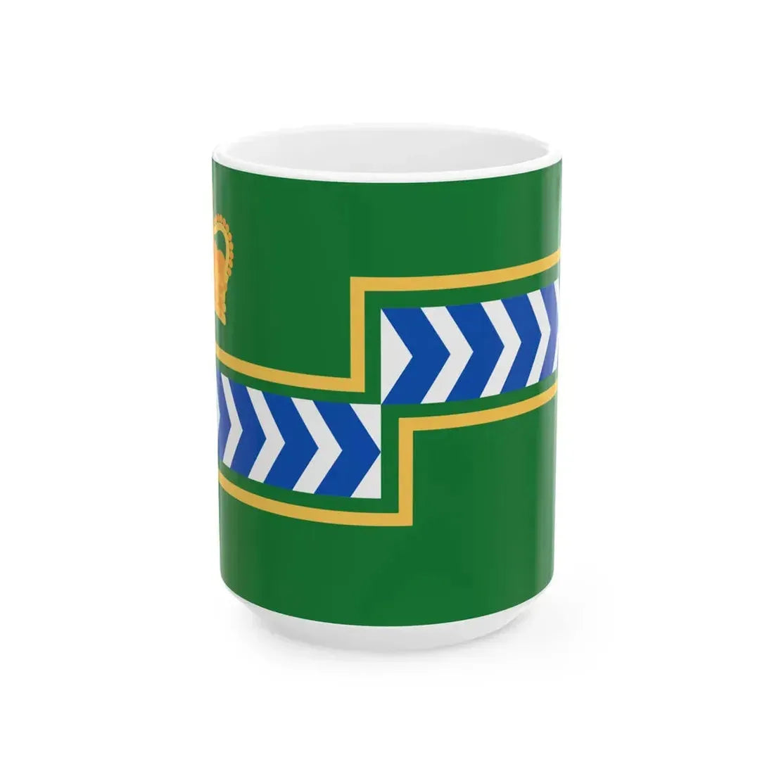 Flag of the Regional Municipality of Niagara (Canada) White Coffee Mug 15oz - Go Mug Yourself