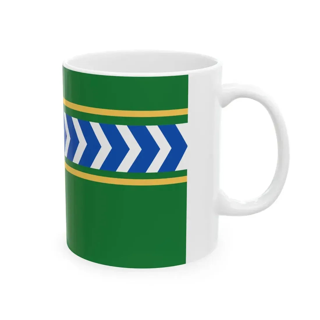 Flag of the Regional Municipality of Niagara (Canada) White Coffee Mug - Go Mug Yourself