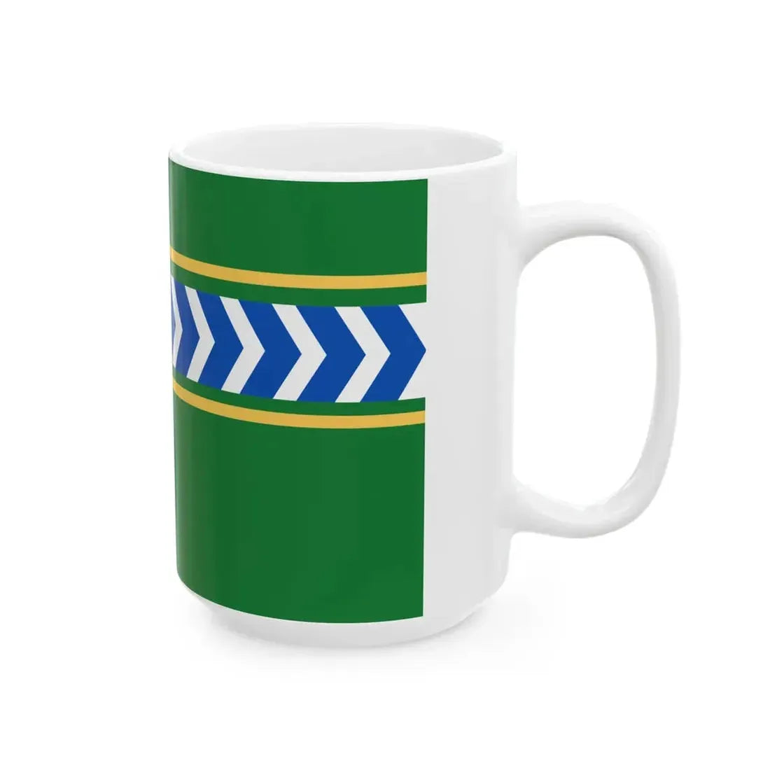 Flag of the Regional Municipality of Niagara (Canada) White Coffee Mug - Go Mug Yourself