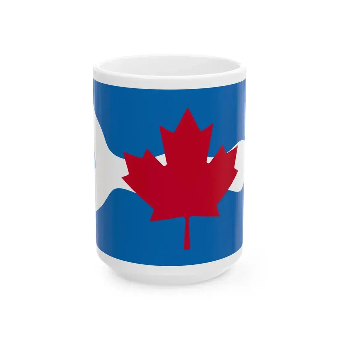Flag of the Regional Municipality of Ottawa-Carleton (Canada) White Coffee Mug 15oz - Go Mug Yourself
