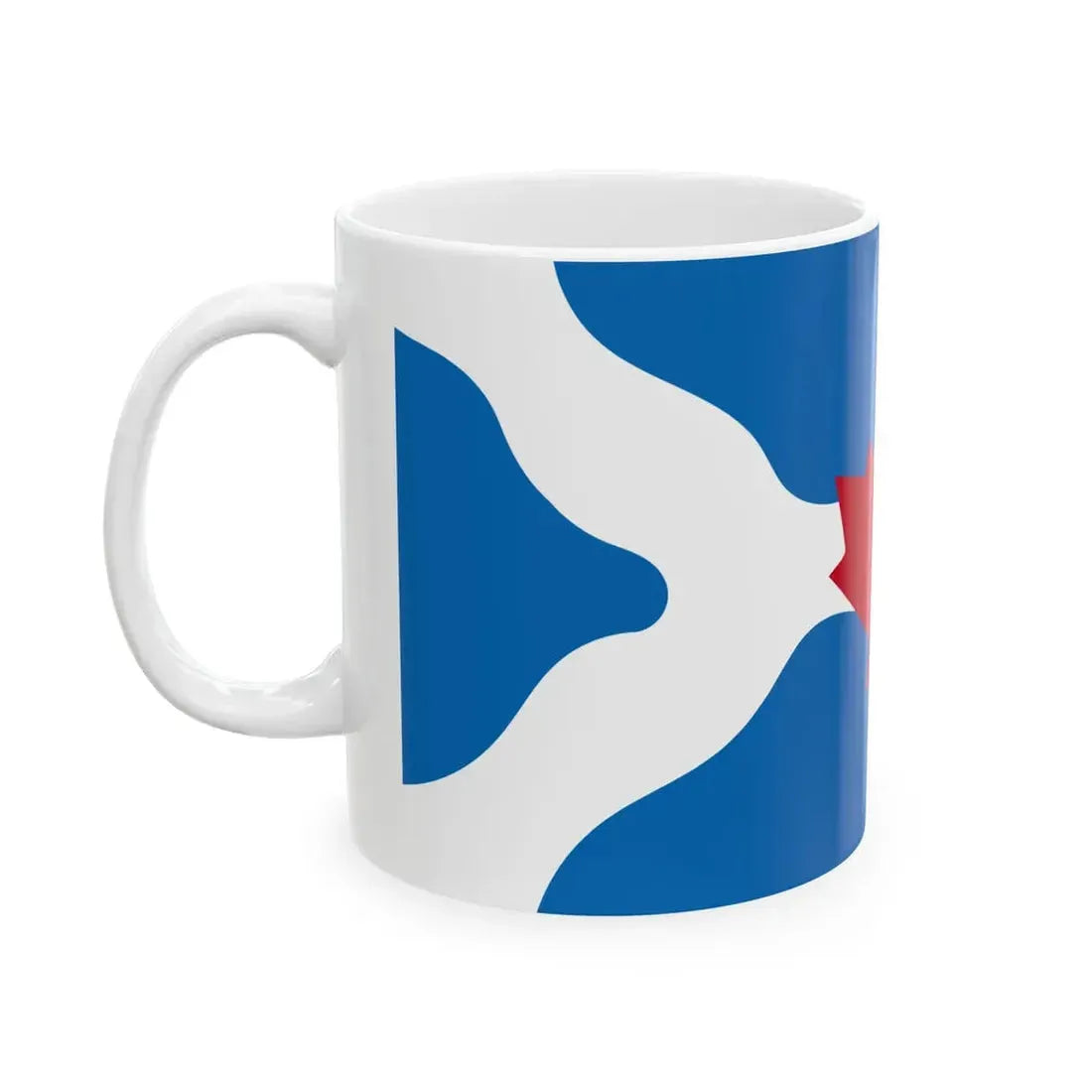 Flag of the Regional Municipality of Ottawa-Carleton (Canada) White Coffee Mug - Go Mug Yourself
