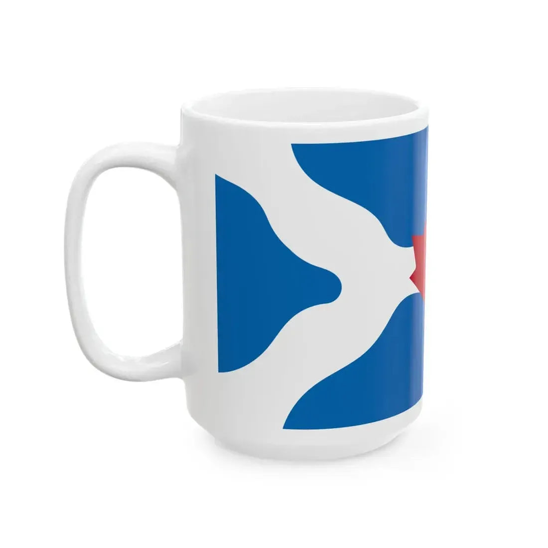 Flag of the Regional Municipality of Ottawa-Carleton (Canada) White Coffee Mug - Go Mug Yourself