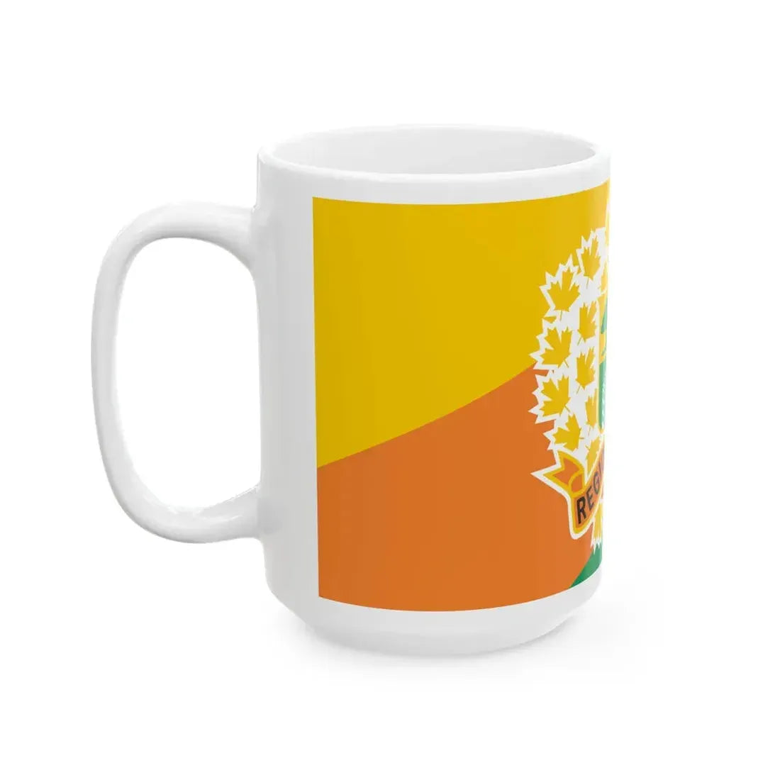 Flag of the Regional Municipality of Peel (Canada) White Coffee Mug - Go Mug Yourself