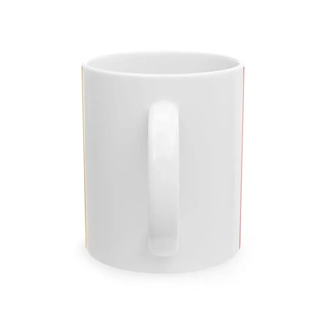 Flag of the Repubblic of Alba vertical stripes (Italy) White Coffee Mug - Go Mug Yourself