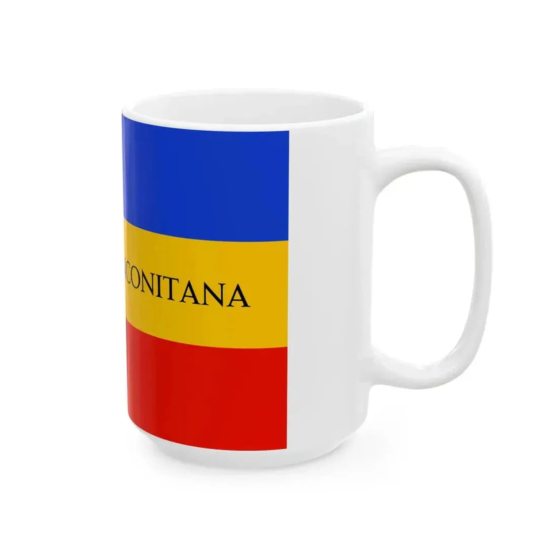 Flag of the Repubblica Anconitana (Italy) White Coffee Mug - Go Mug Yourself