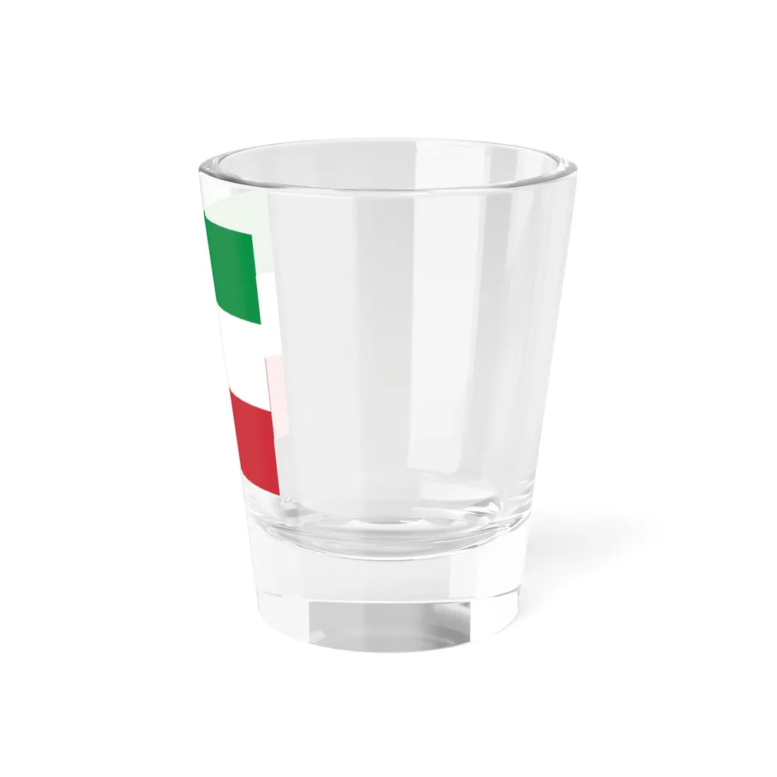 Flag of the Repubblica Cisalpina 1797-1798 (Italy) Shot Glass 1.5oz - Go Mug Yourself