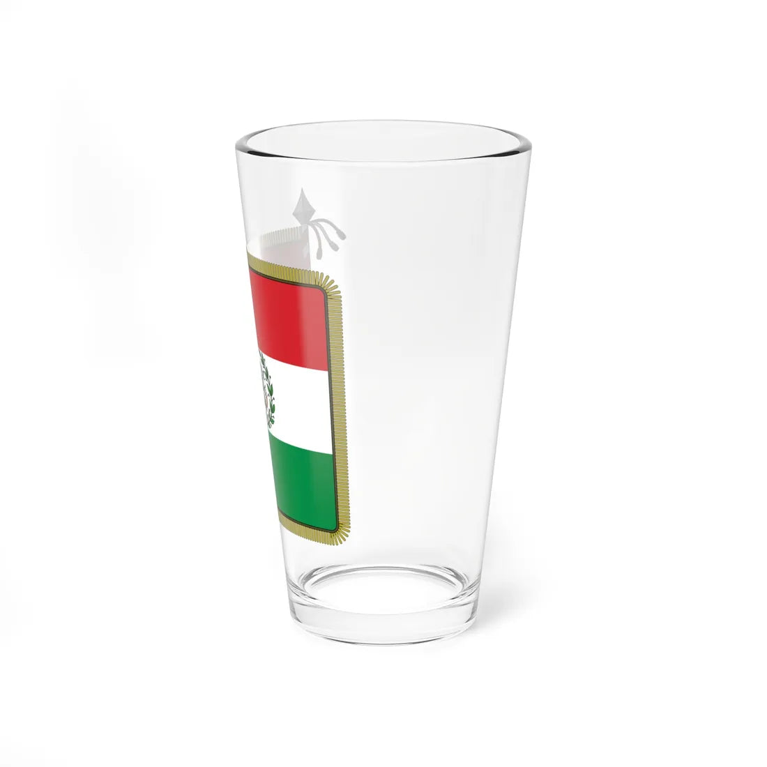 Flag of the Repubblica Cispadana (Italy) Pint Glass 16oz - Go Mug Yourself
