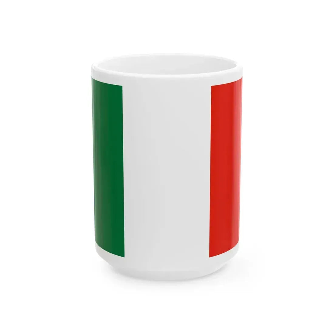 Flag of the Repubblica Transpadana (Italy) White Coffee Mug 15oz - Go Mug Yourself
