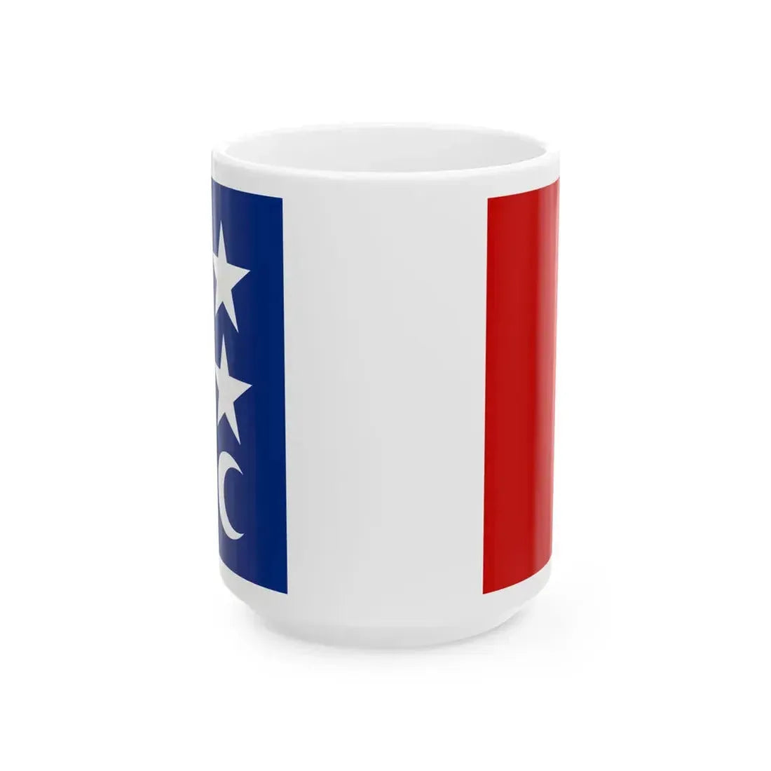 Flag of the Republic of Canada variant (Canada) White Coffee Mug 15oz - Go Mug Yourself