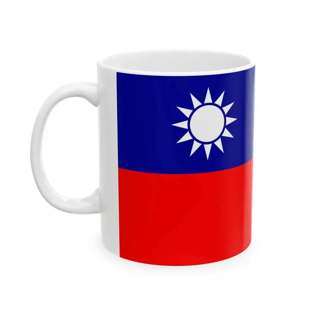 Flag of the Republic of China 1-2 (China) White Coffee Mug - Go Mug Yourself