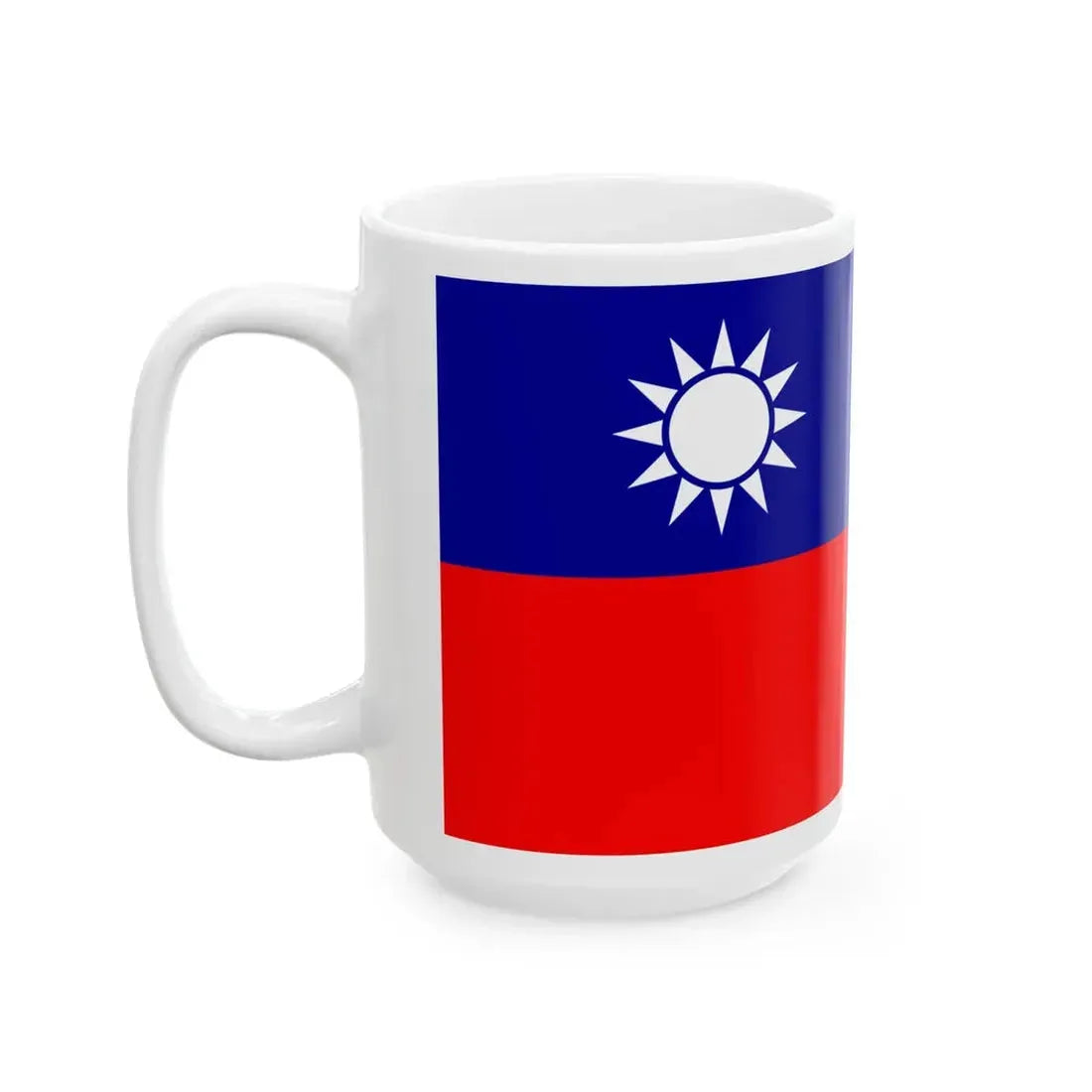 Flag of the Republic of China 1-2 (China) White Coffee Mug - Go Mug Yourself