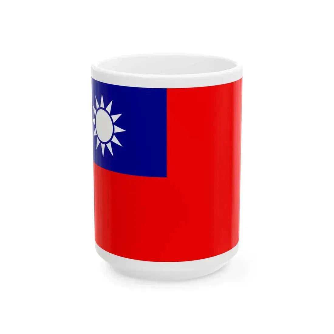 Flag of the Republic of China 3-5 (China) White Coffee Mug 15oz - Go Mug Yourself