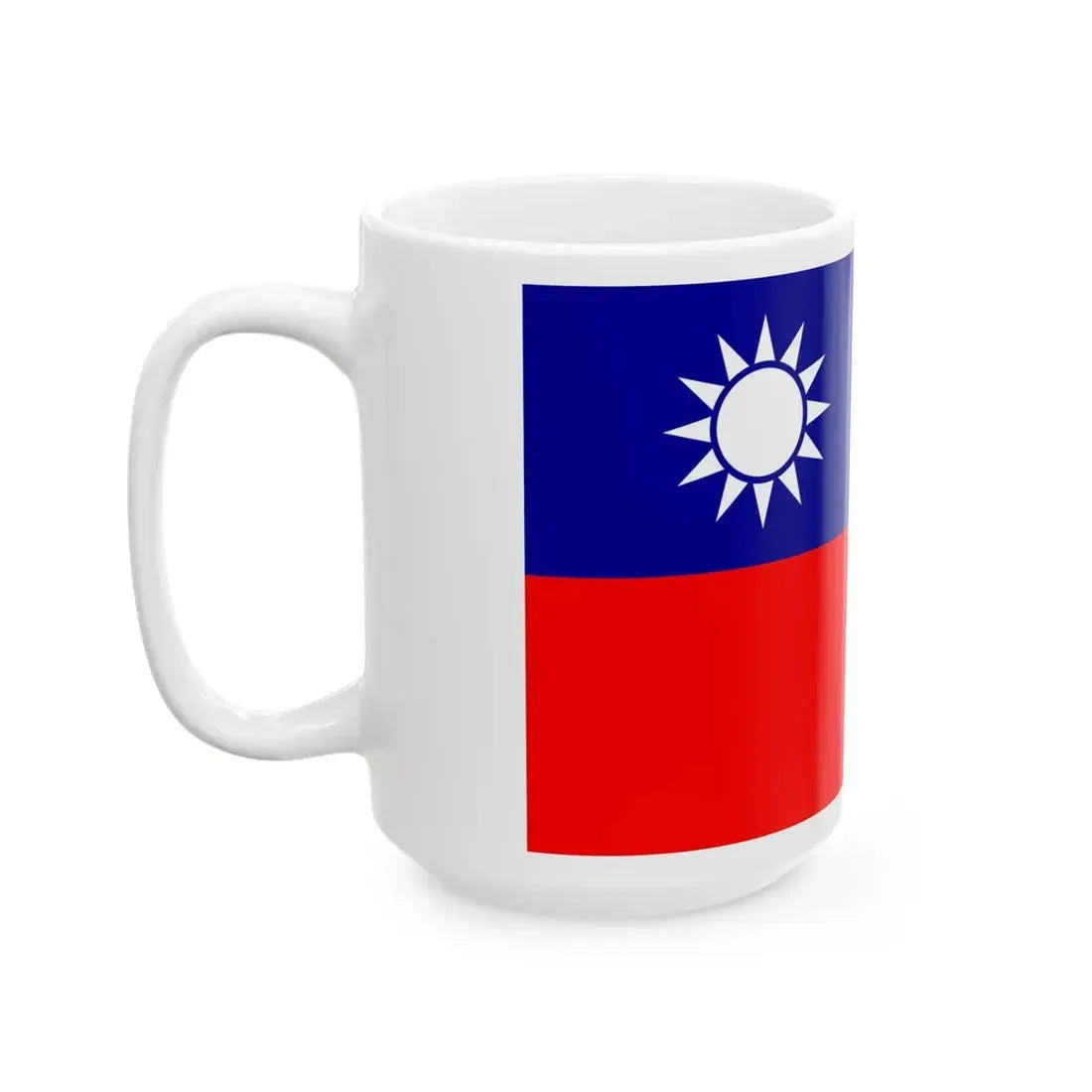 Flag of the Republic of China 3-5 (China) White Coffee Mug - Go Mug Yourself