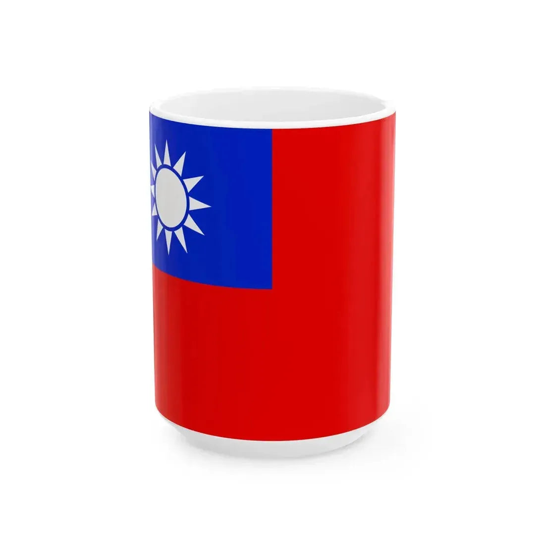 Flag of the Republic of China alternate shade 2 (China) White Coffee Mug 15oz - Go Mug Yourself