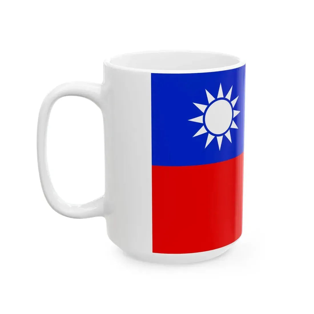 Flag of the Republic of China alternate shade 2 (China) White Coffee Mug - Go Mug Yourself