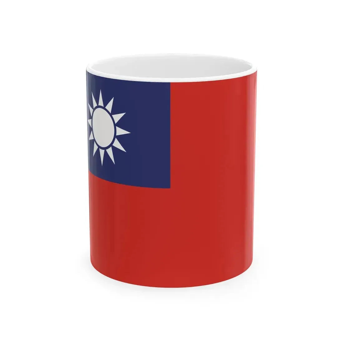 Flag of the Republic of China alternate shade 3 (China) White Coffee Mug 11oz - Go Mug Yourself