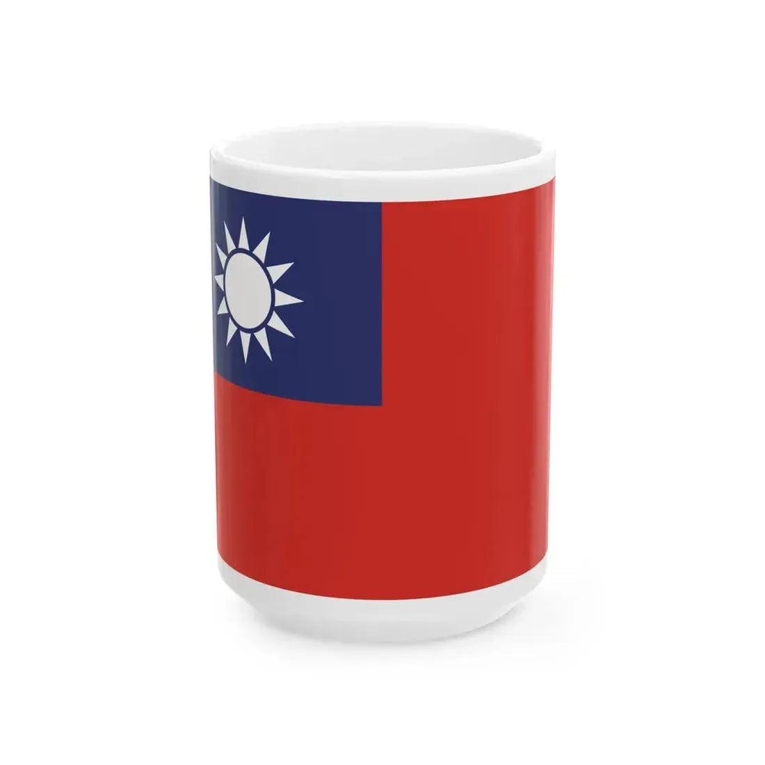 Flag of the Republic of China alternate shade 3 (China) White Coffee Mug 15oz - Go Mug Yourself