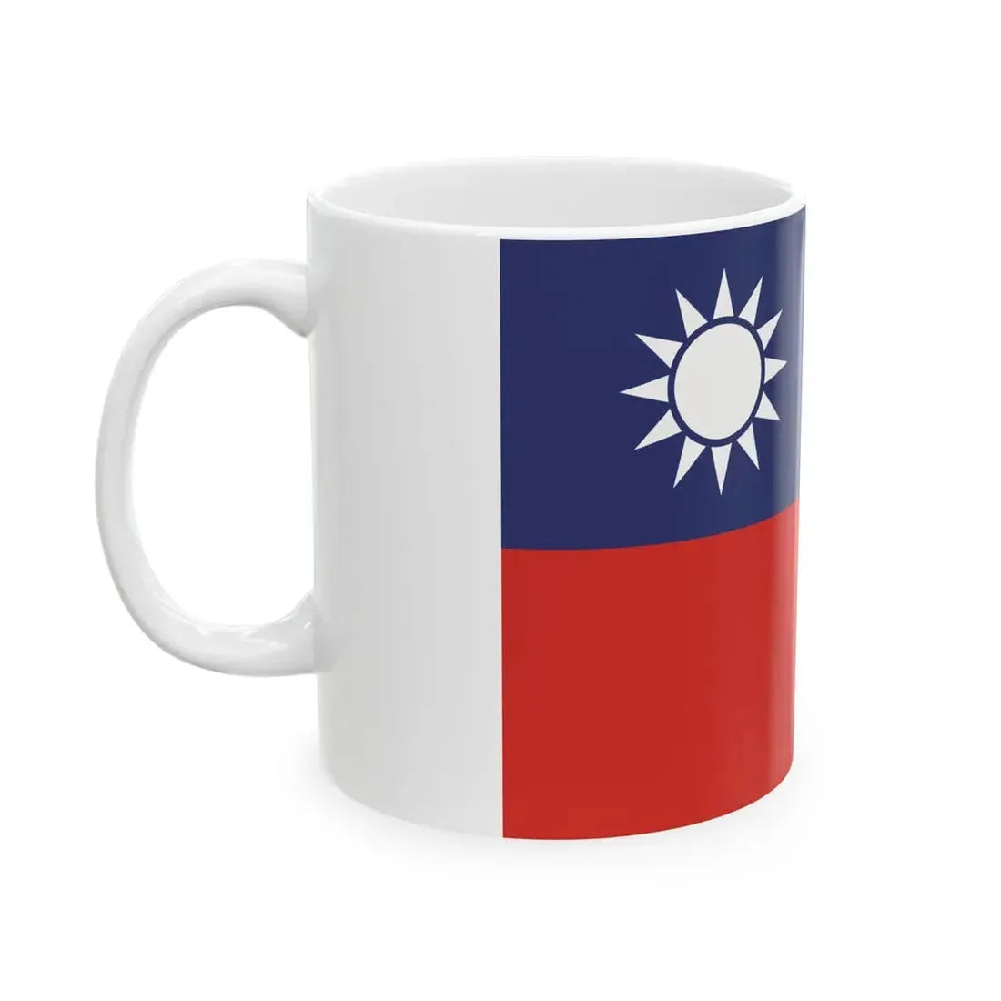 Flag of the Republic of China alternate shade 3 (China) White Coffee Mug - Go Mug Yourself