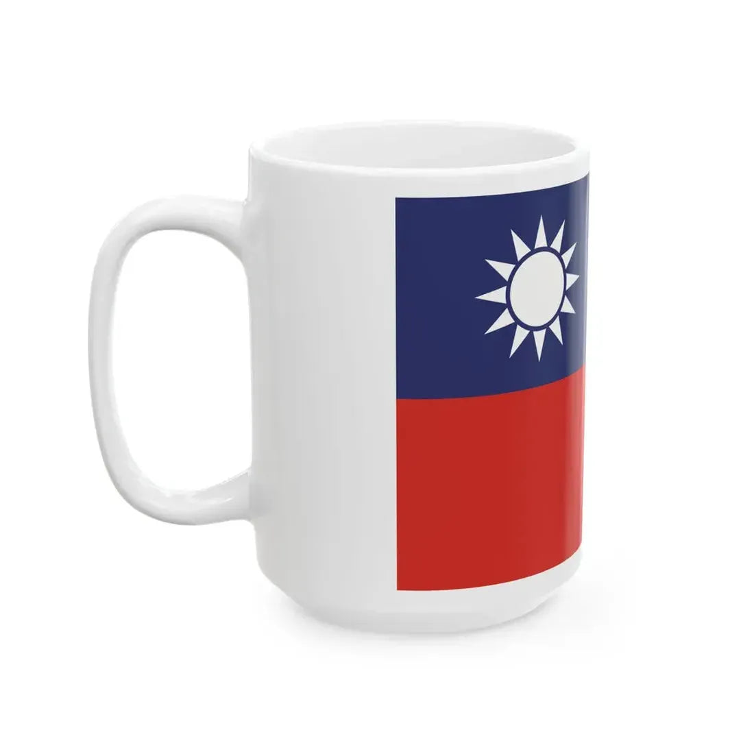 Flag of the Republic of China alternate shade 3 (China) White Coffee Mug - Go Mug Yourself