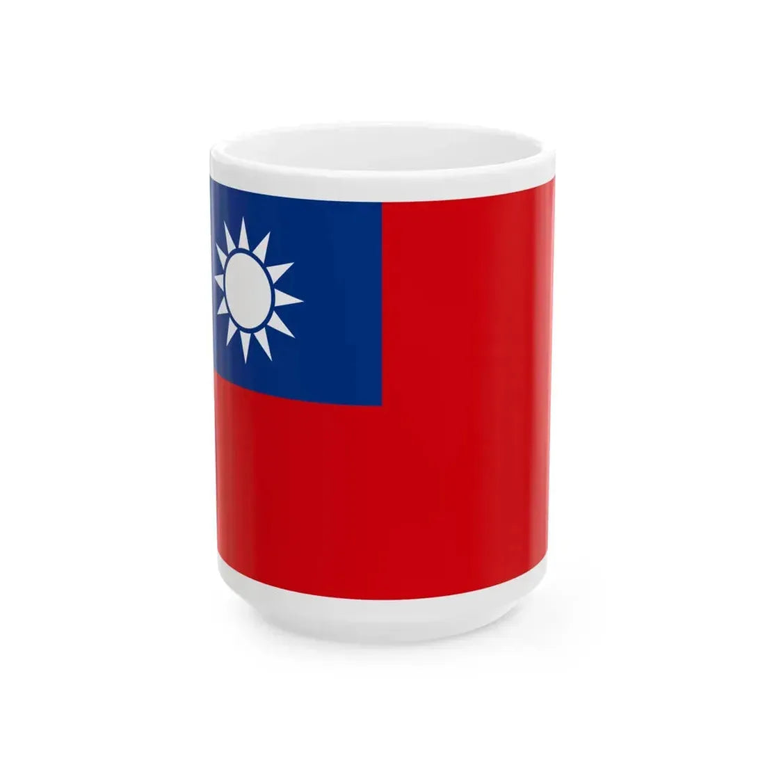 Flag of the Republic of China alternate shade 4 (China) White Coffee Mug 15oz - Go Mug Yourself