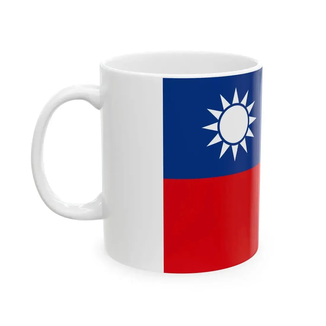 Flag of the Republic of China alternate shade 4 (China) White Coffee Mug - Go Mug Yourself