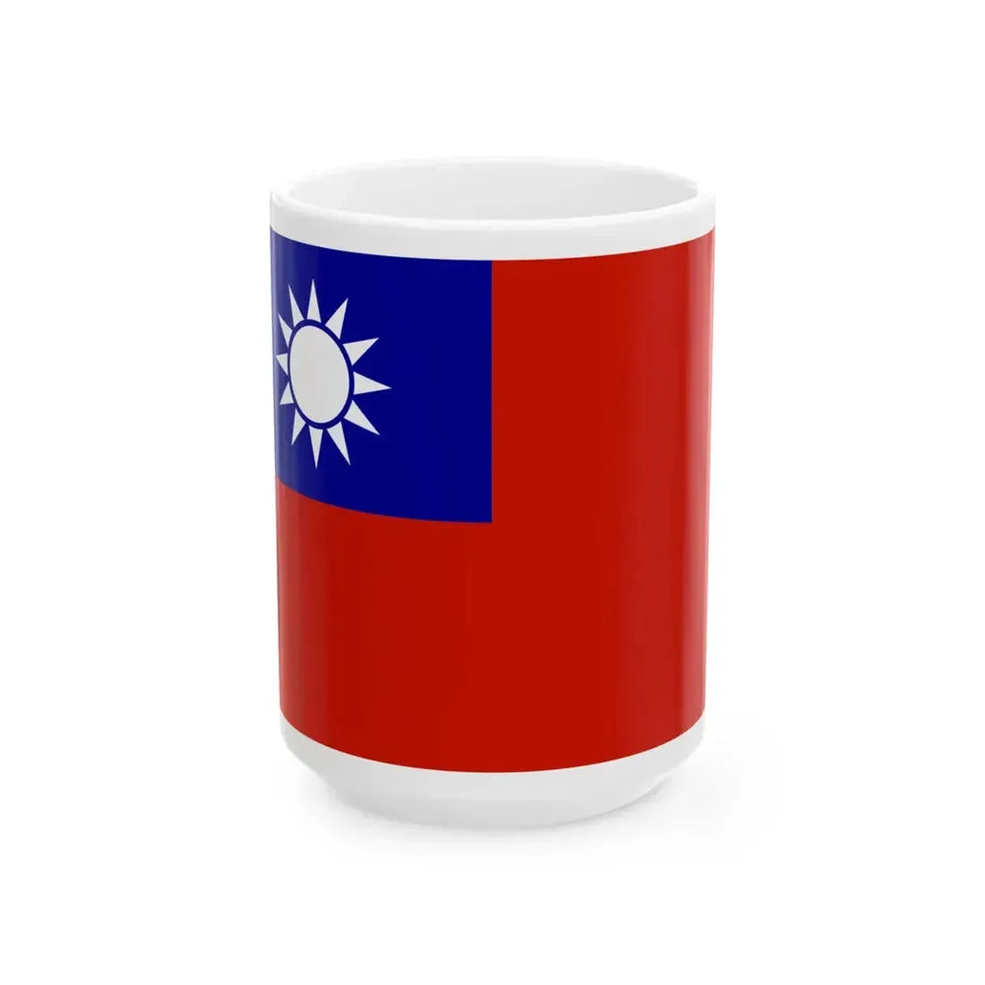 Flag of the Republic of China alternate shade 5 (China) White Coffee Mug 15oz - Go Mug Yourself