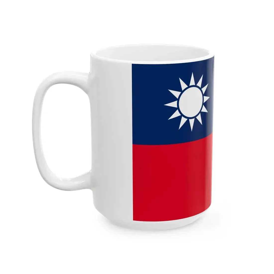 Flag of the Republic of China alternate shade (China) White Coffee Mug - Go Mug Yourself
