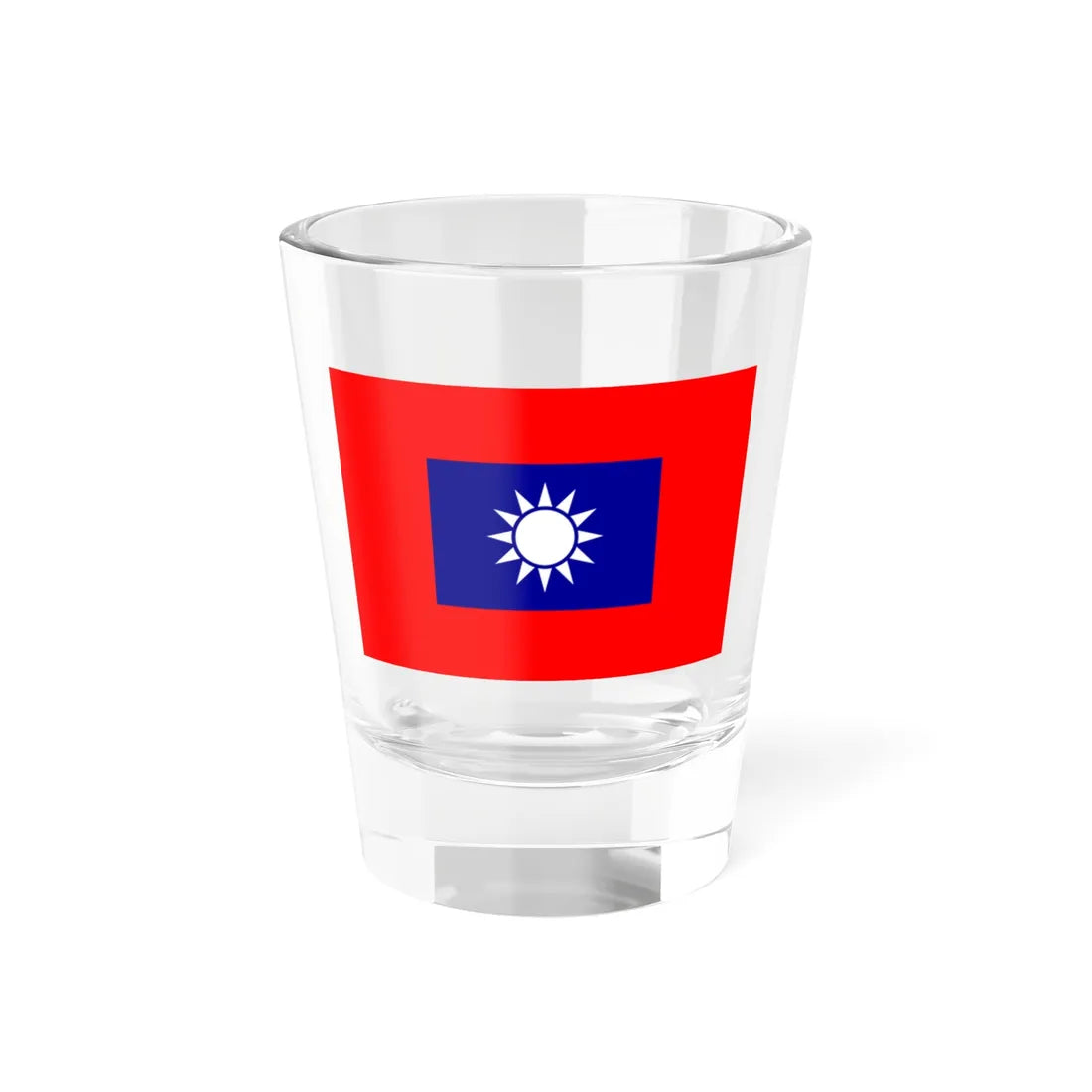 Flag of the Republic of China Army (China) Shot Glass 1.5oz 1.5oz - Go Mug Yourself