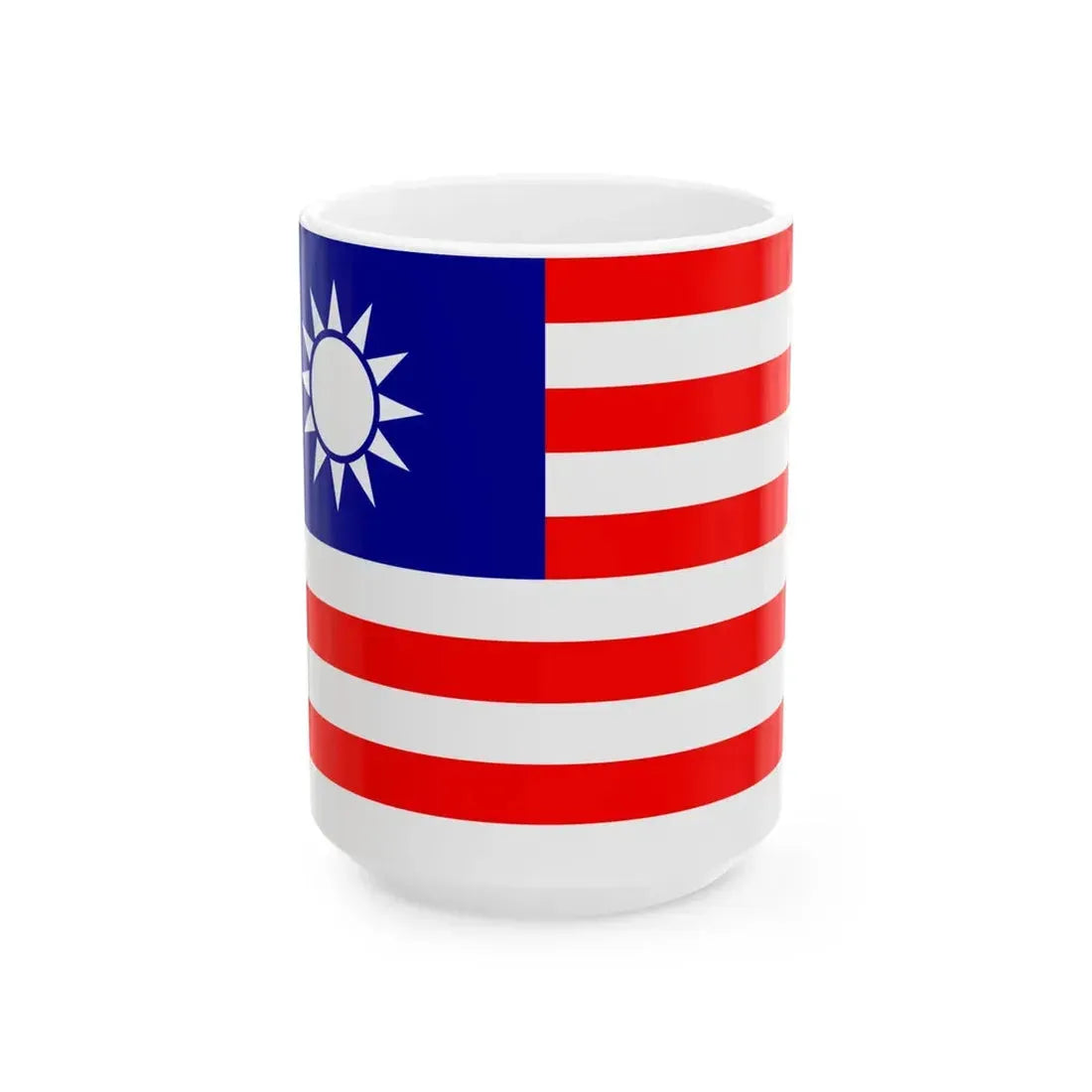 Flag of the Republic of China draft 1 (China) White Coffee Mug 15oz - Go Mug Yourself