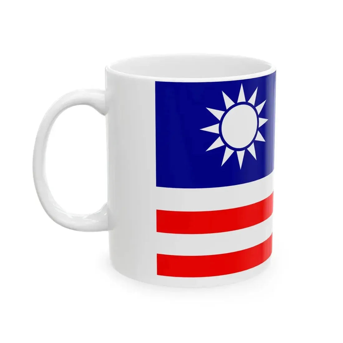 Flag of the Republic of China draft 1 (China) White Coffee Mug - Go Mug Yourself
